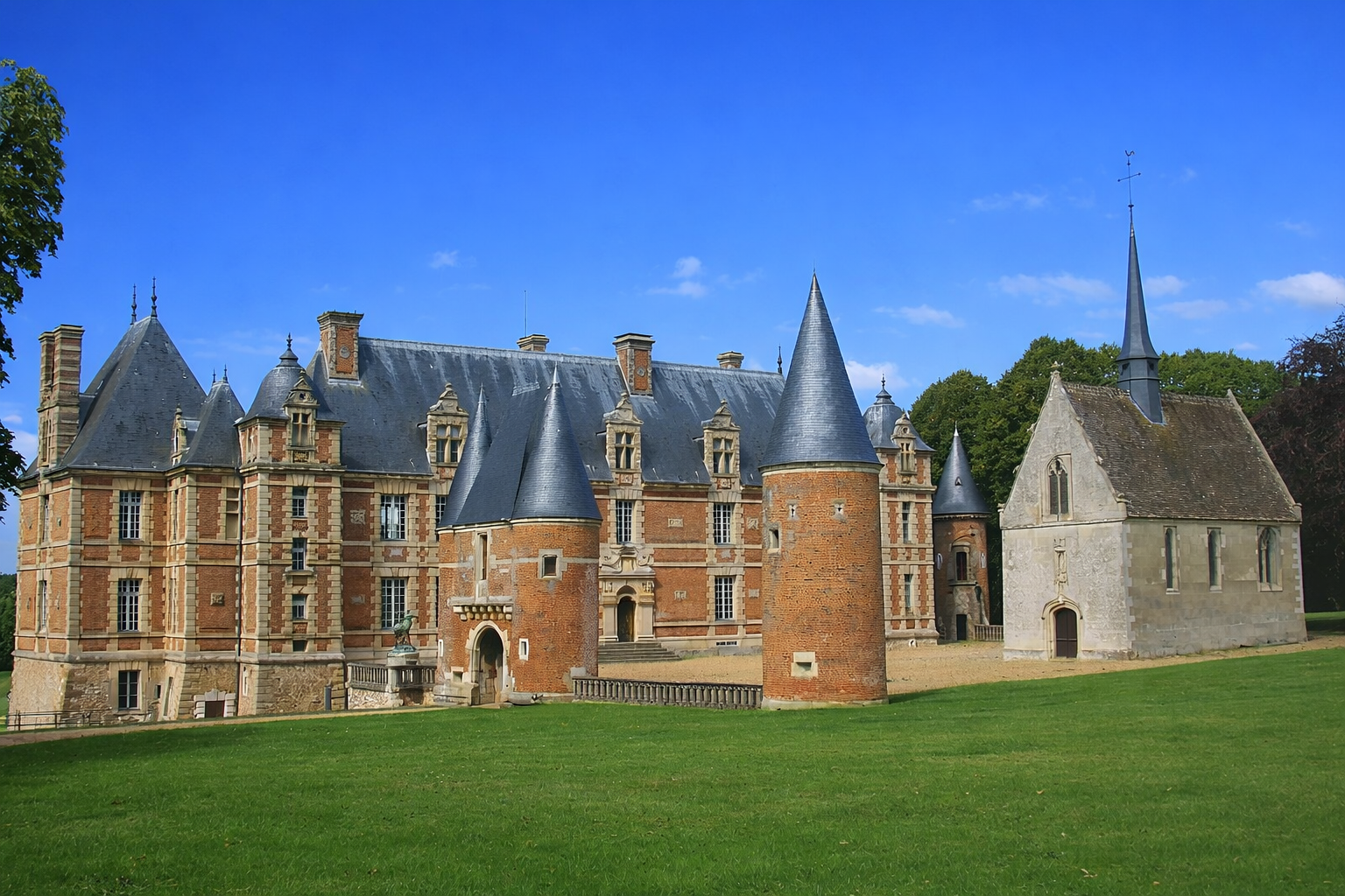 Le château de Chambray à Gouville