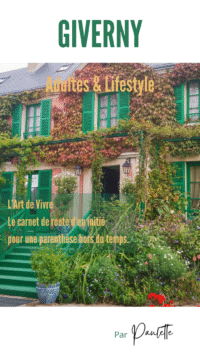 Couverture carnet de Paulette - Giverny Adultes & Lifestyle