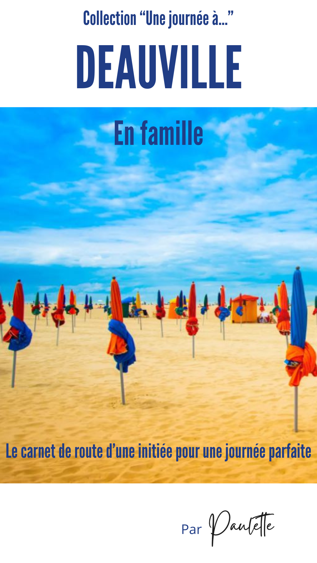 Couverture carnet de Paulette - Deauville pour la famille