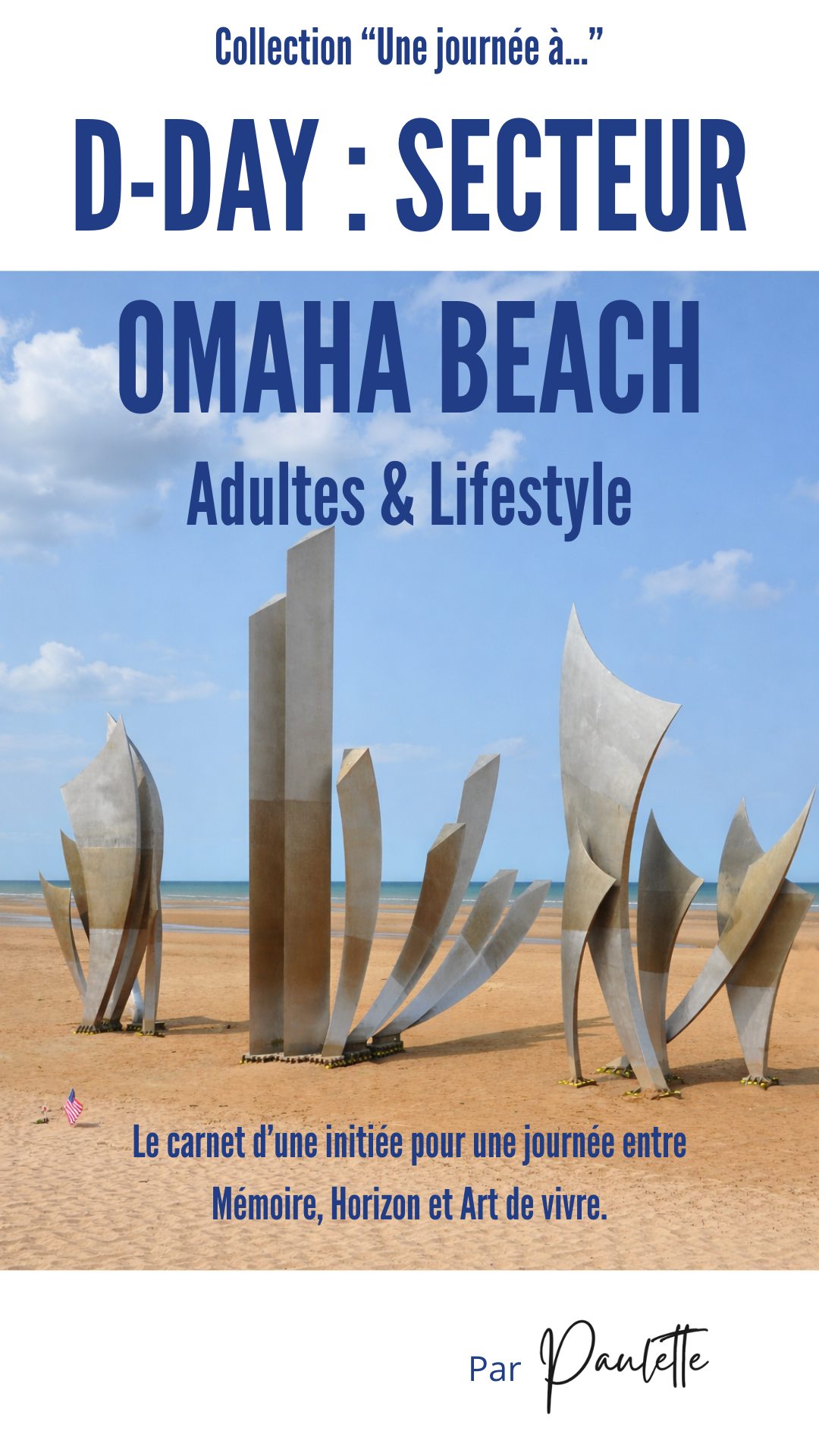Couverture carnet de Paulette - Omaha Beach Adultes et Lifestyle