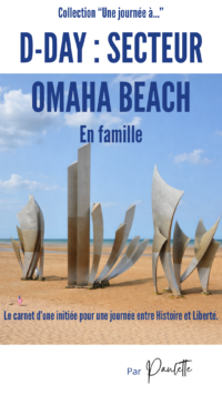 Couverture carnet de Paulette - Omaha Beach en famille