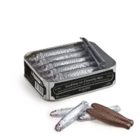 Sardines au chocolat noir